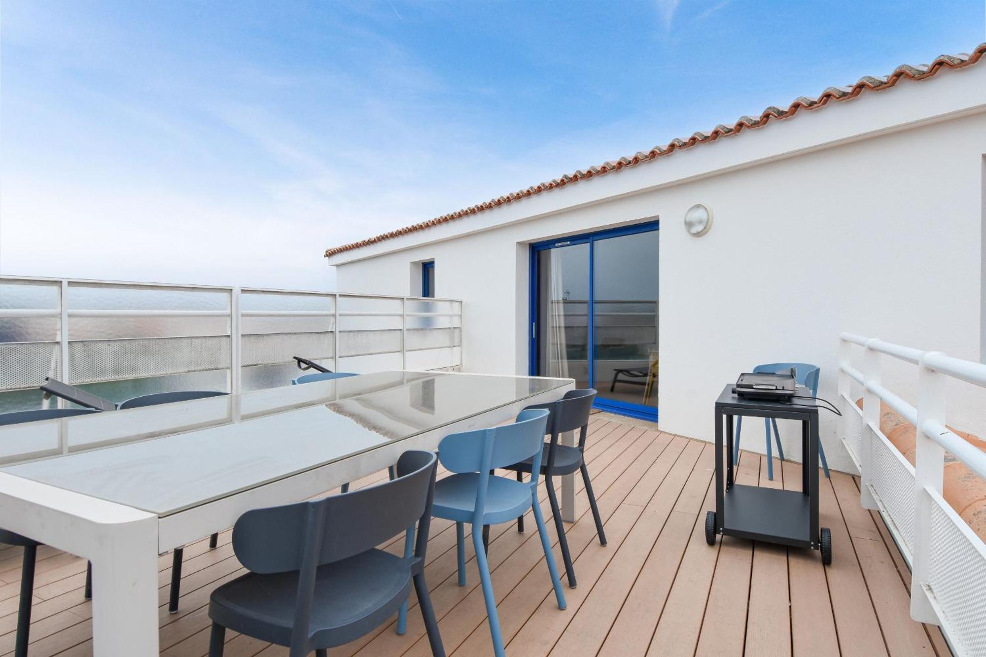 Appart Pour 8 Au Coeur De Noirmoutier - Terrasse Exterior photo